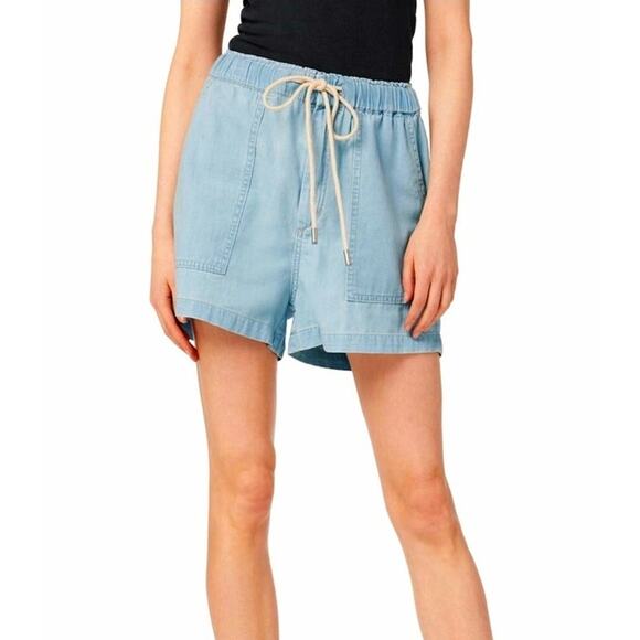 Joes Jeans The Ellie Short Blue Drawstring Waist Front Back Pockets size XS - Picture 1 of 14
